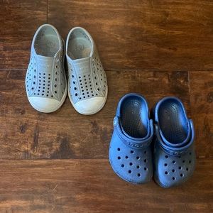 Native & Crocs toddler size 6